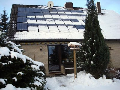 Solaranlage im Winter